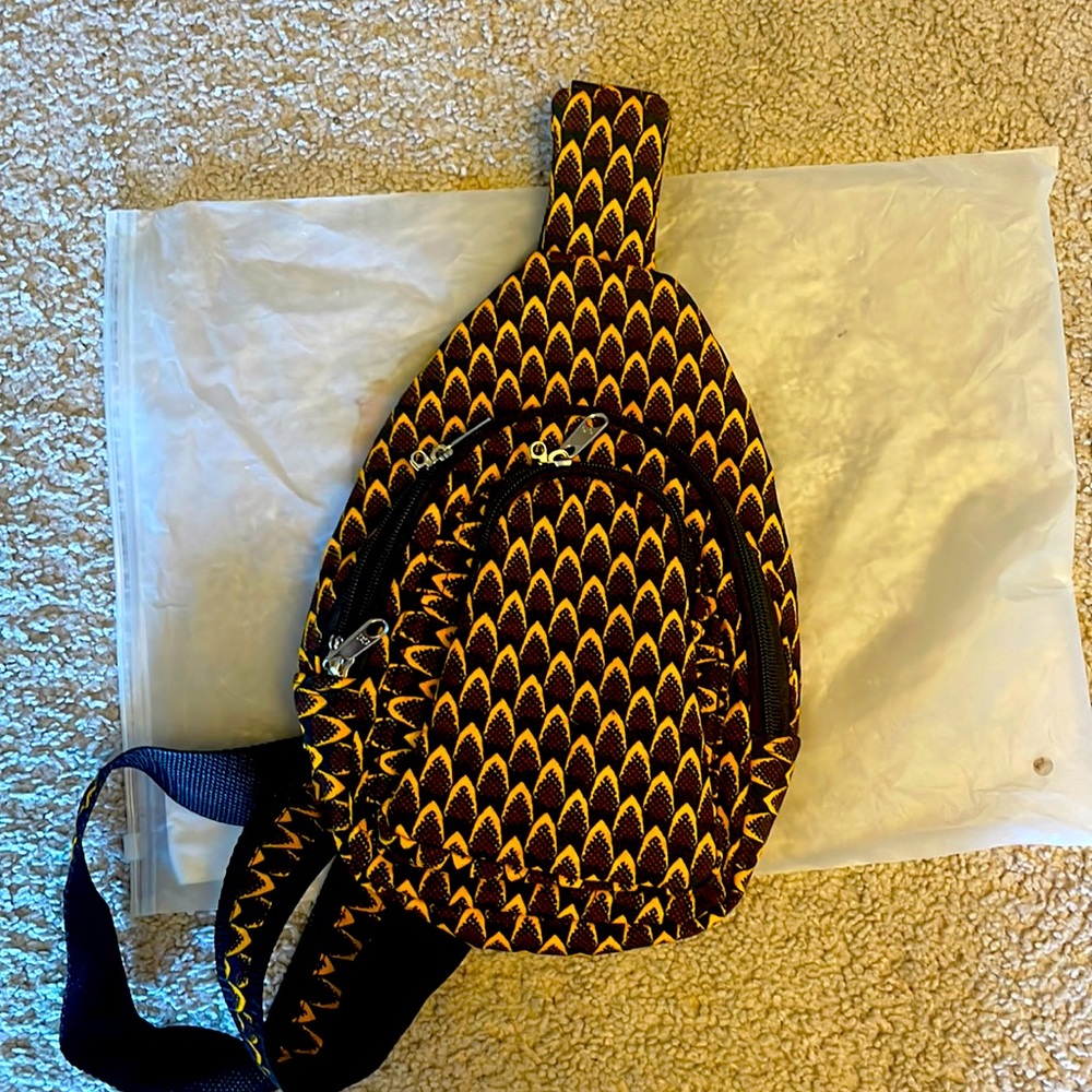 African Print Crossbody Bag